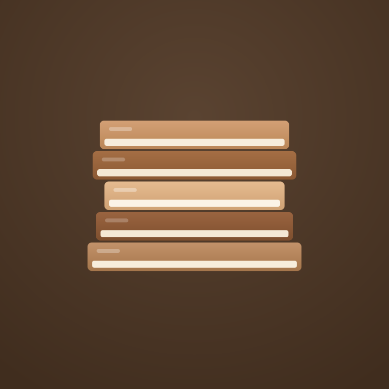Illustration of a stack of books